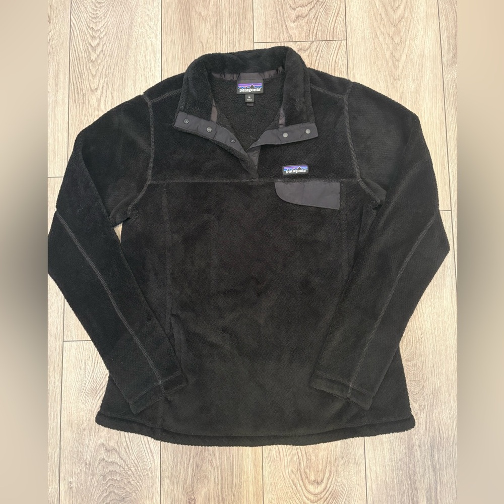Patagonia Better Sweater 1/4 Snap Fleece Pullover Black | Polartec Thermal Pro